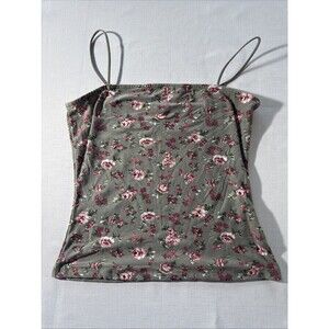 Vine And Valley Floral Tank Size Medium Preppy Or Country Core